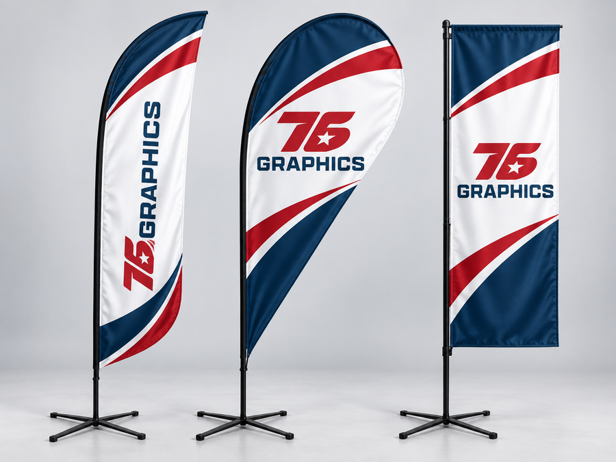 Advertising Flags by 76 Graphics